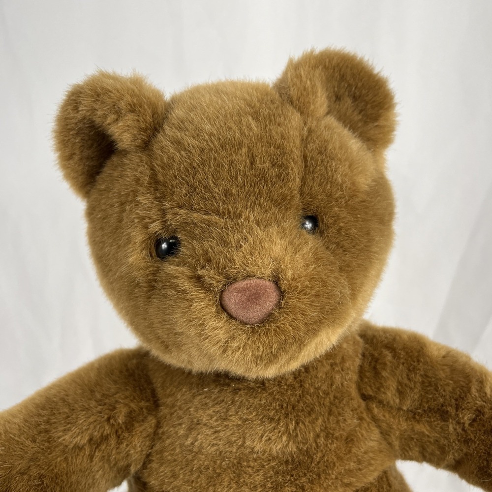 BUILD-A-BEAR Brown Teddy Bear Vintage 1997 Classic‎ Plush Sitting Down EUC BAB - Picture 2 of 9